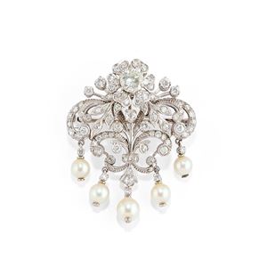 Spilla con perle