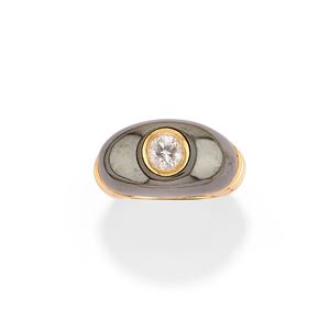 Anello con ematite