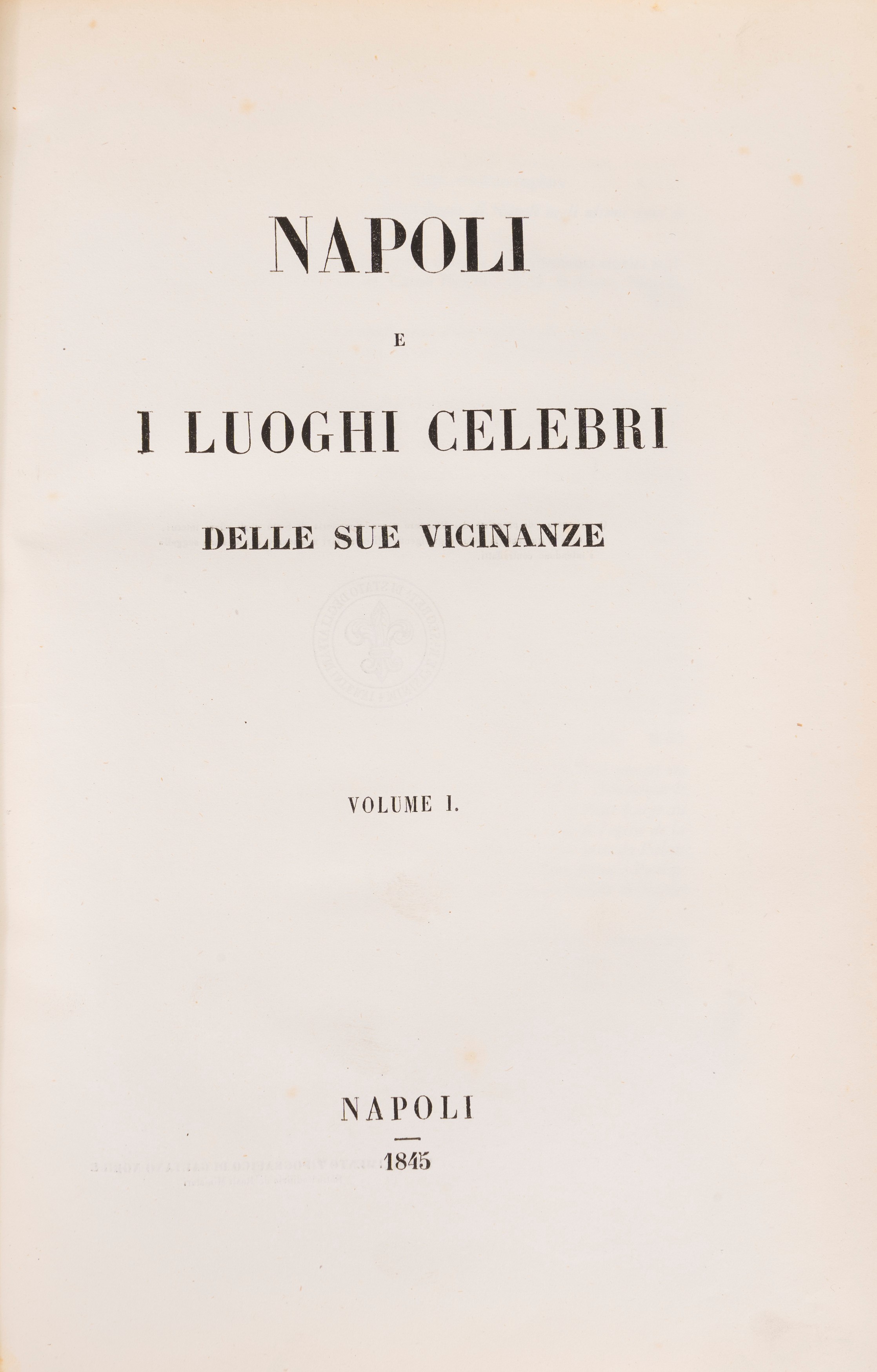 Napoli e i luoghi celebri delle sue vicinanze