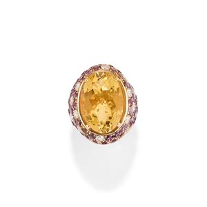Anello con quarzo