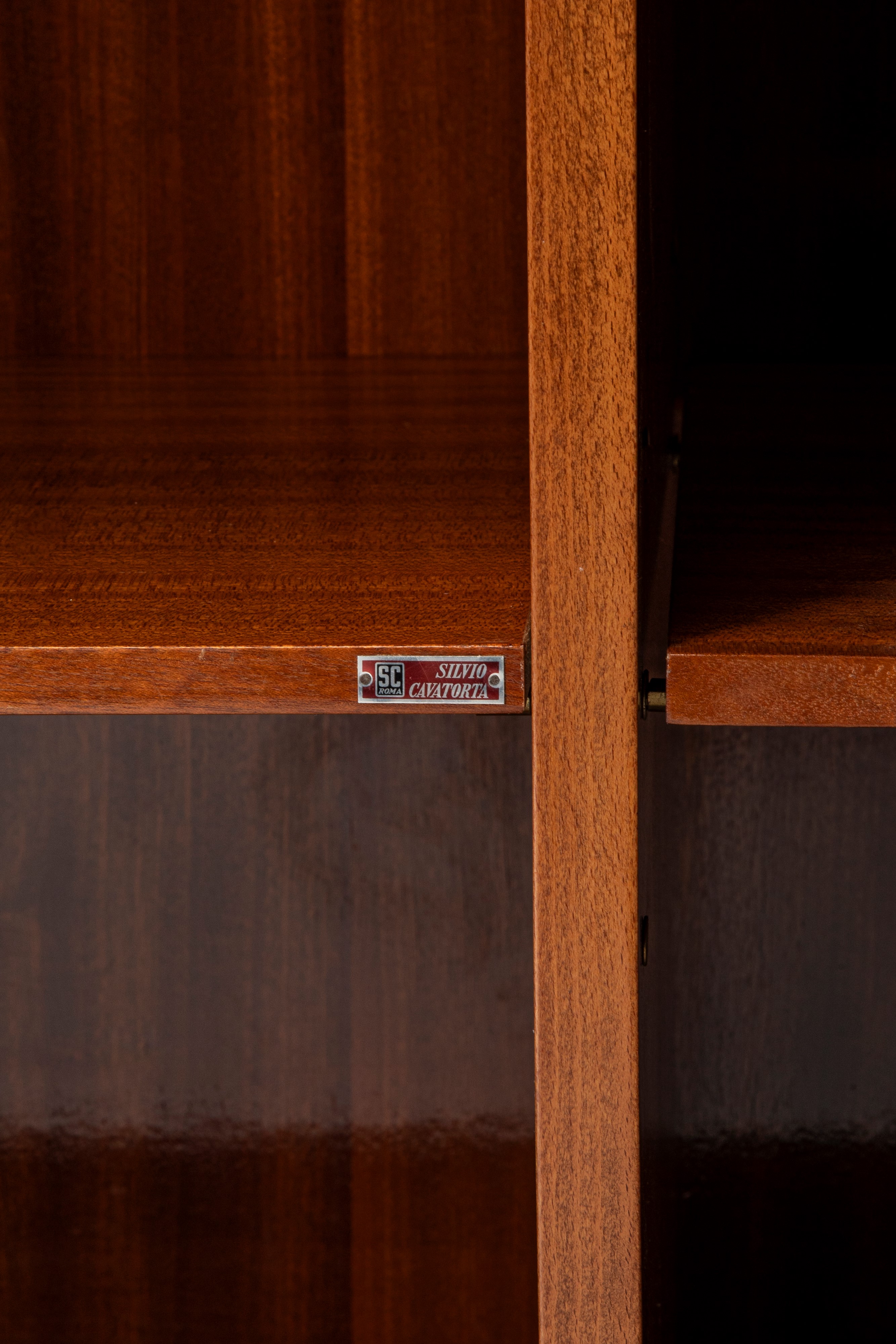 Silvio Cavatorta - Credenza in legno e ottone