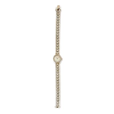 Orologio in oro bianco 18k con diamanti