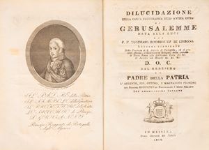 Dilucidazione della carta topografica dell'antica citt&agrave; di Gerusalemme
