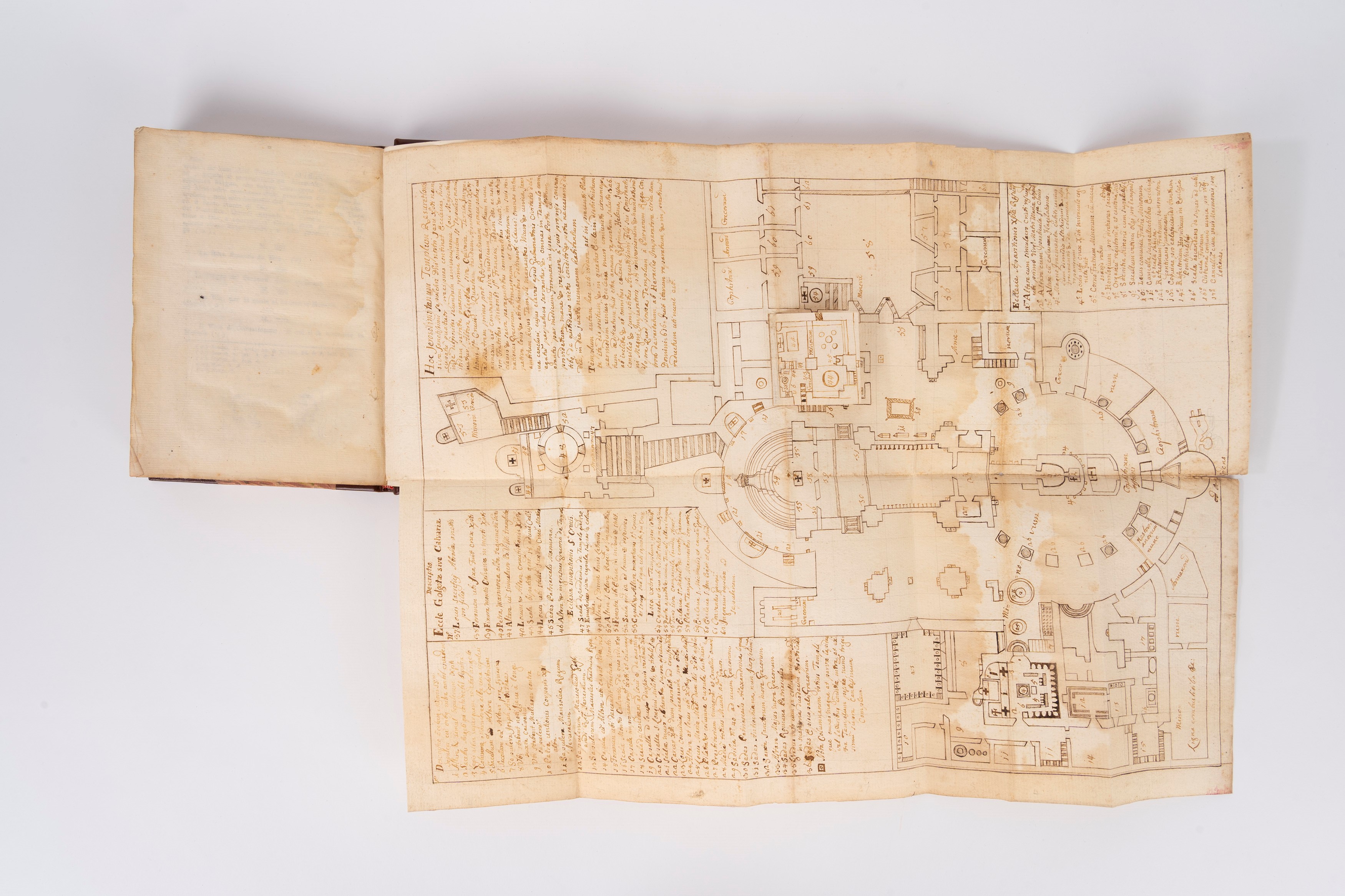 Dilucidazione della carta topografica dell'antica città di Gerusalemme