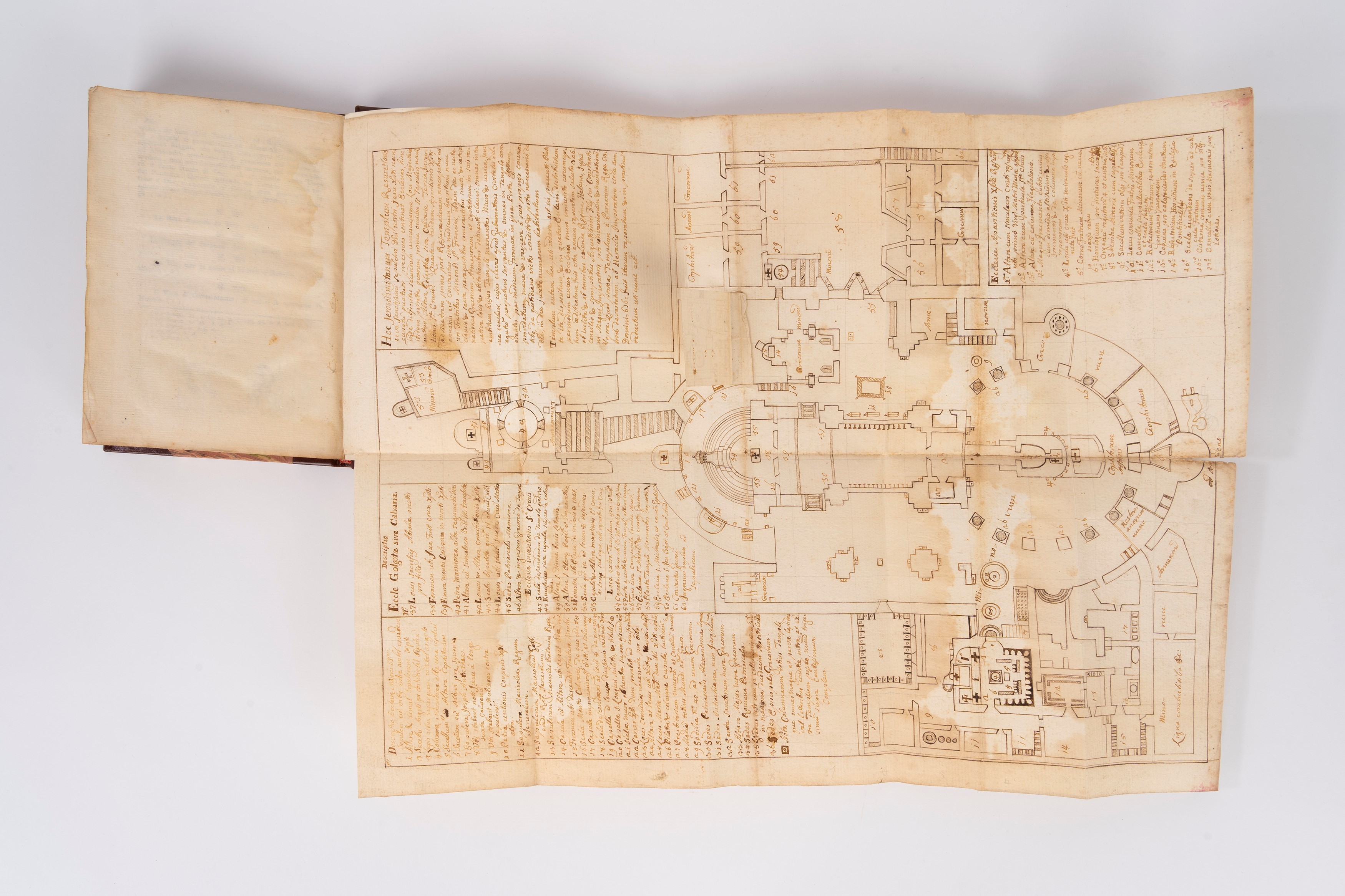 Dilucidazione della carta topografica dell'antica città di Gerusalemme