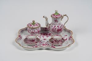 Meissen "Indian Purple Rich" coffee service