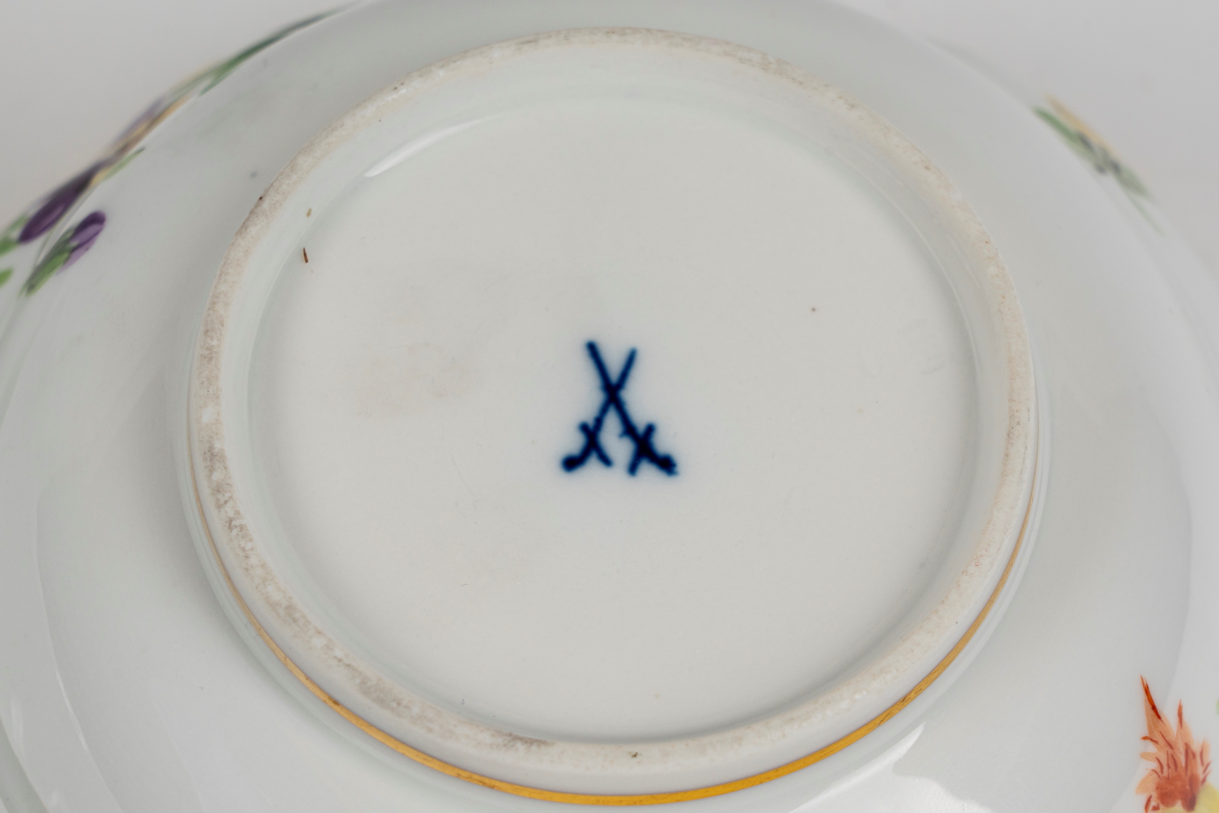 Meissen, Ciotola e vassoietto ovale (fine XIX - XX secolo)
