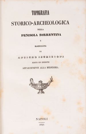 Topografia Storico-Archeologica della penisola sorrentina
