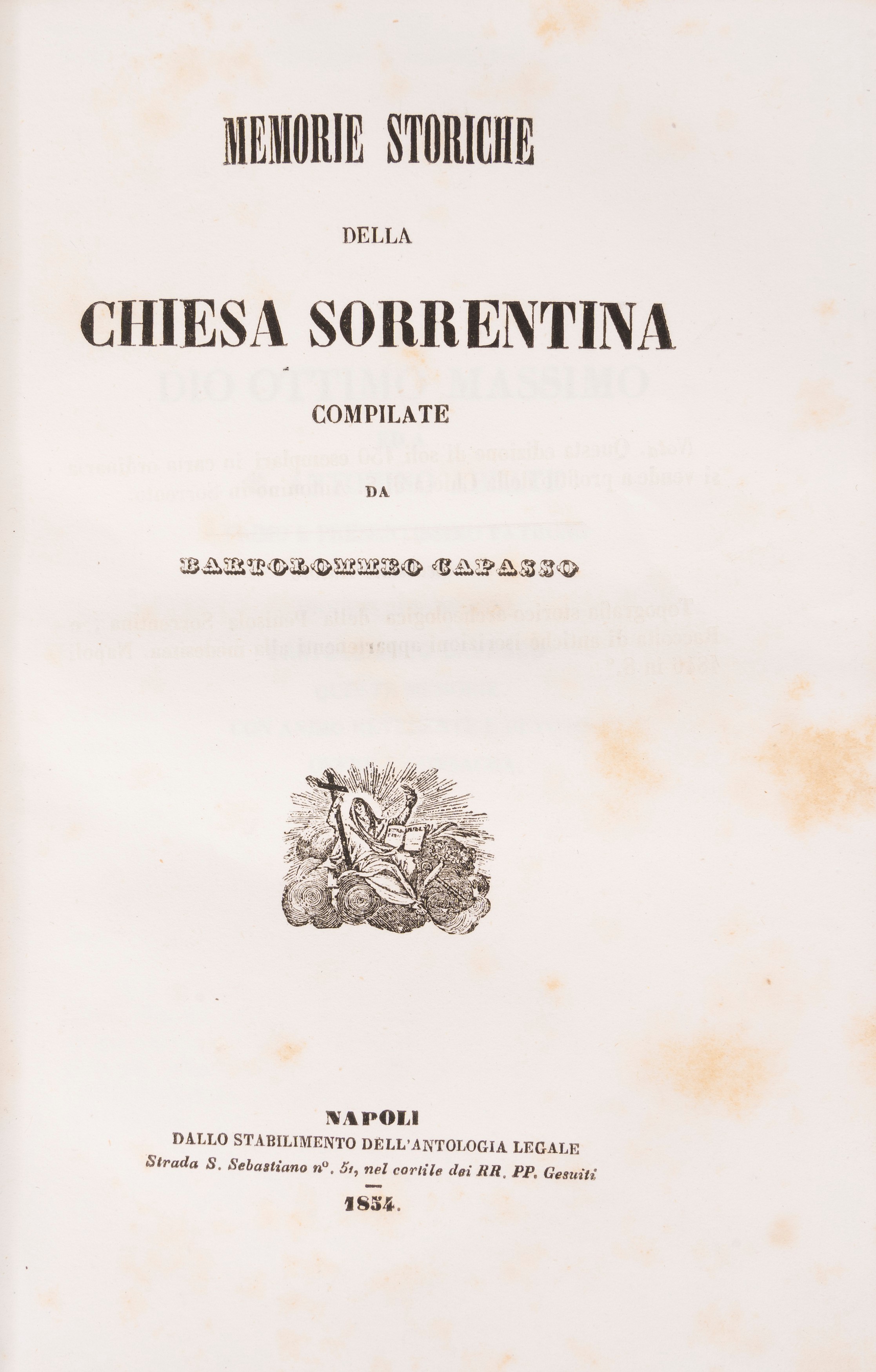 Topografia Storico-Archeologica della penisola sorrentina