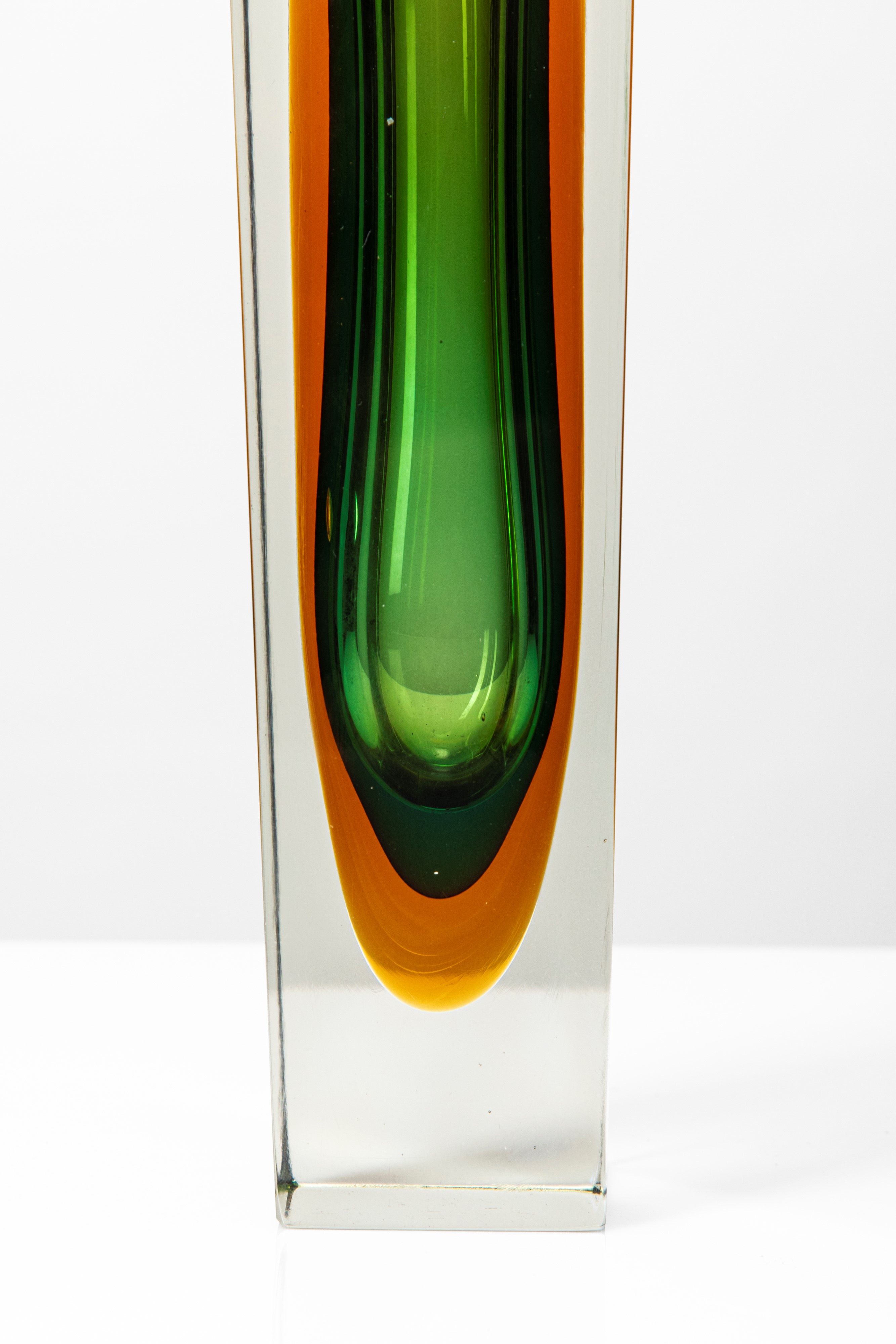 Alessandro Mandruzzato - Vaso in vetro sommerso (1970 circa)