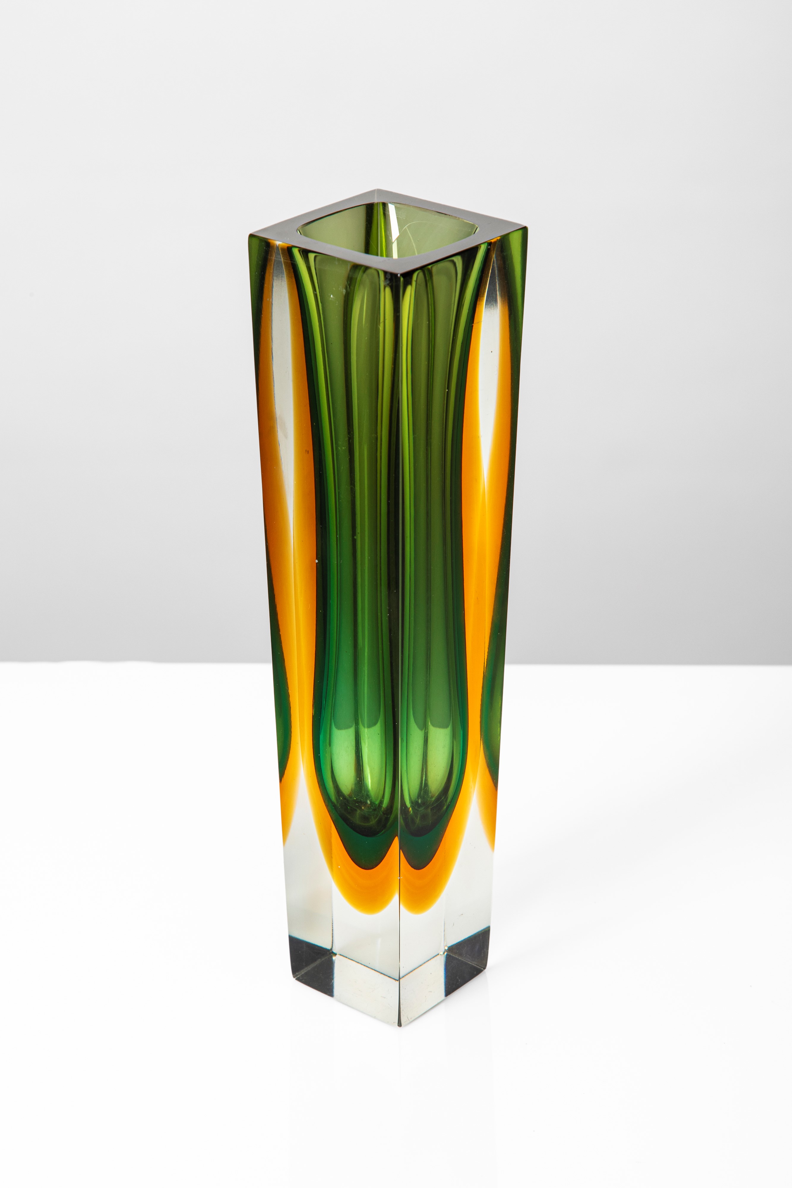Alessandro Mandruzzato - Vaso in vetro sommerso (1970 circa)