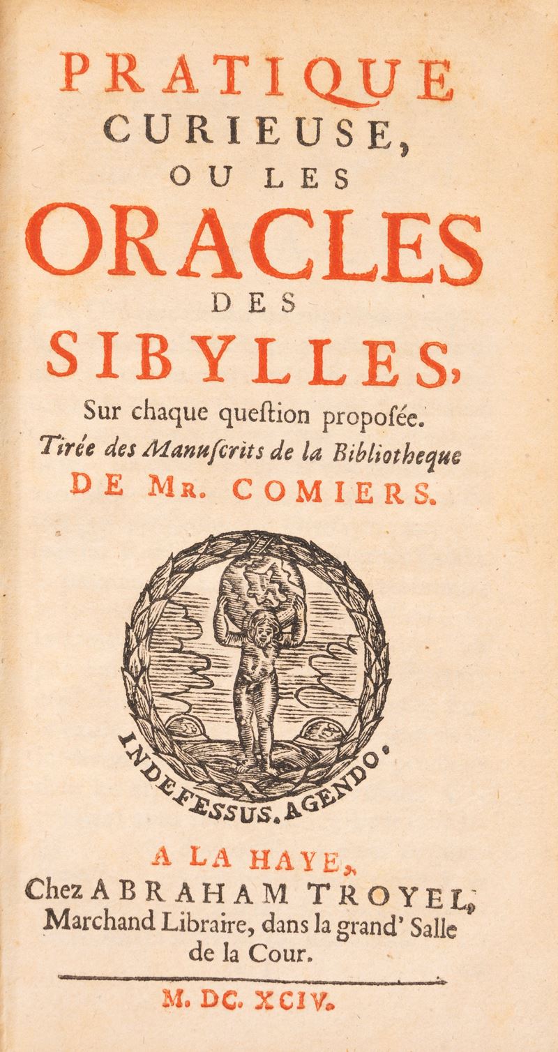 Pratique curieuse, ou les Oracles des Sibylles
