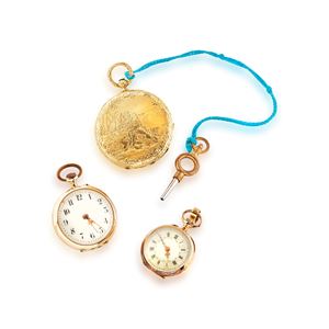 Three pocket-watches