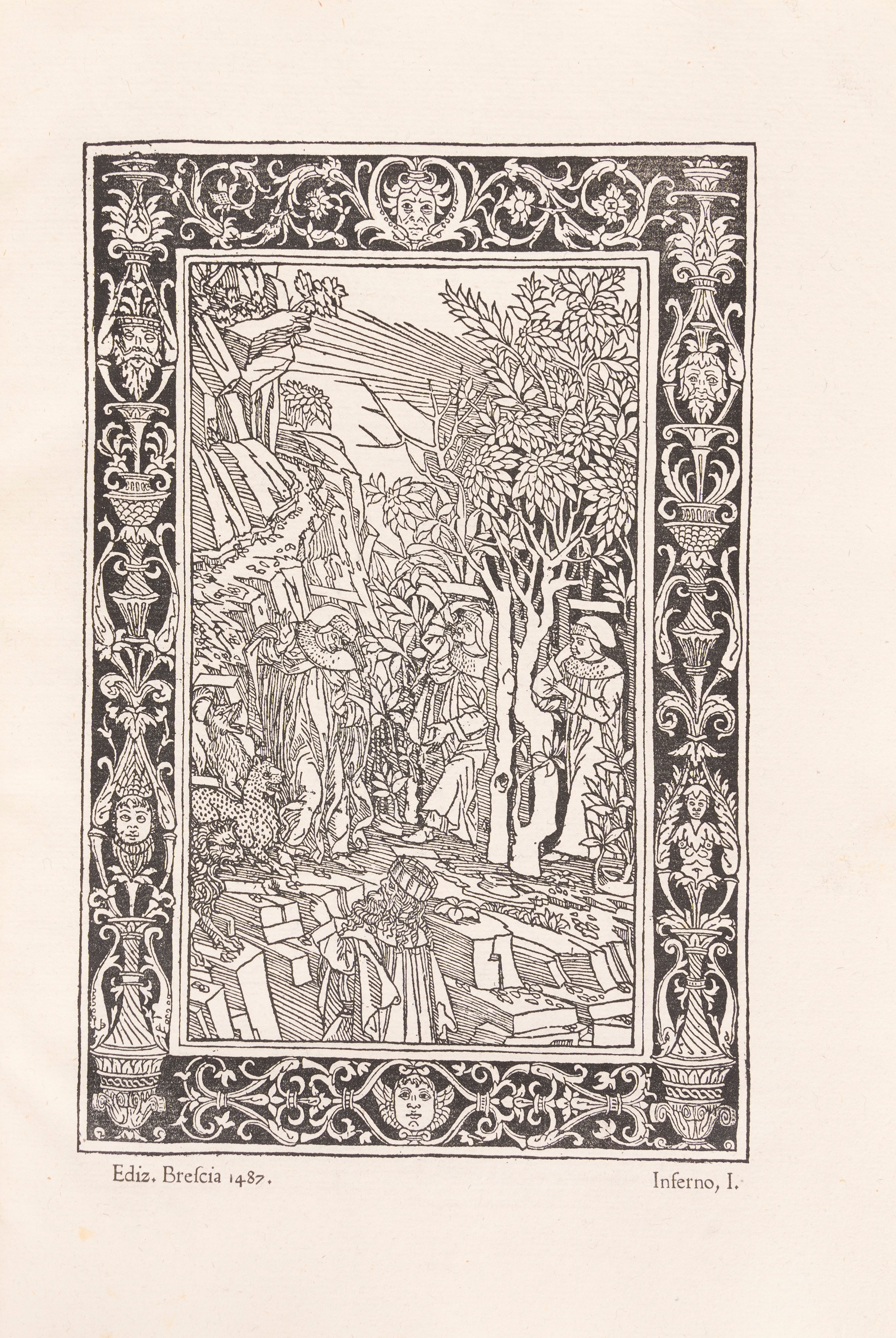 Divina Commedia Facsimile della Edizione Principe di Foligno 1472