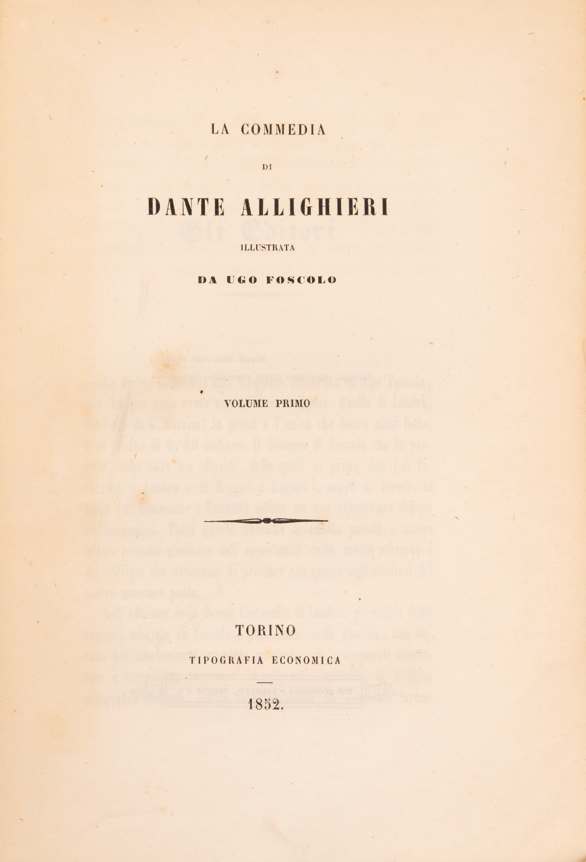 La Comedia di Dante Alighieri con nuove chiose...a tutte cure di Mauro Ferranti