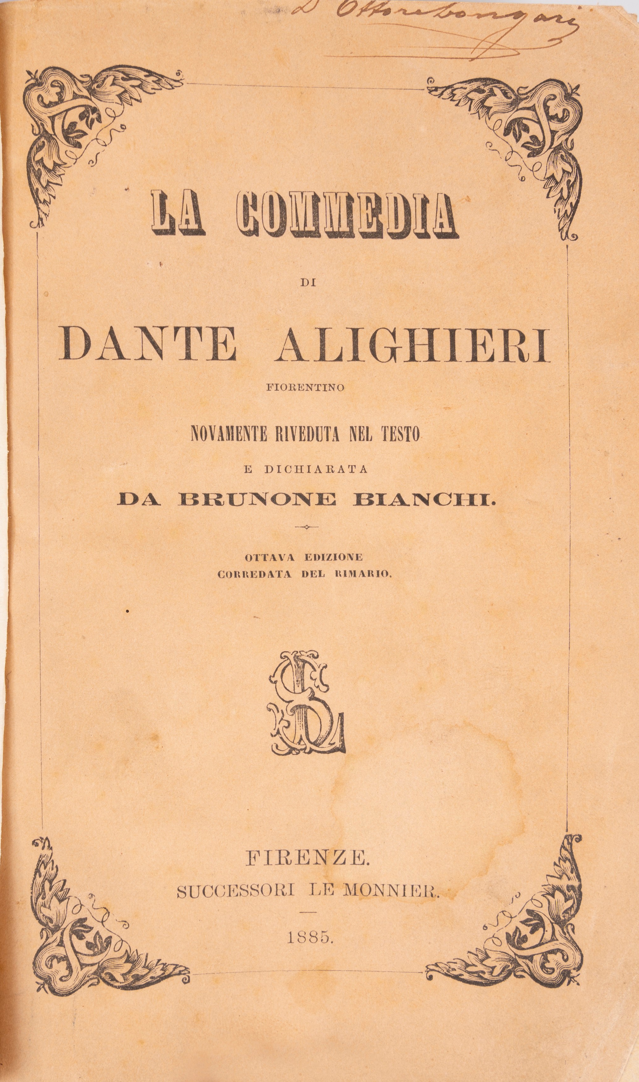 La Commedia di Dante Alighieri