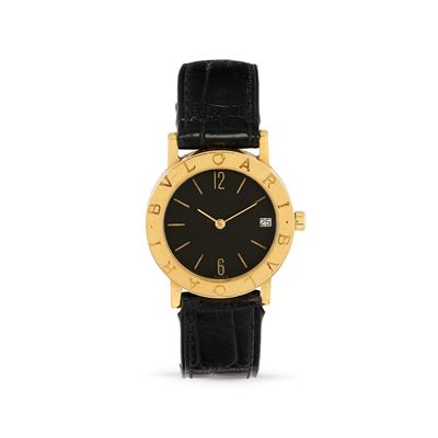 Orologio da polso, cassa rotonda in oro giallo 18k