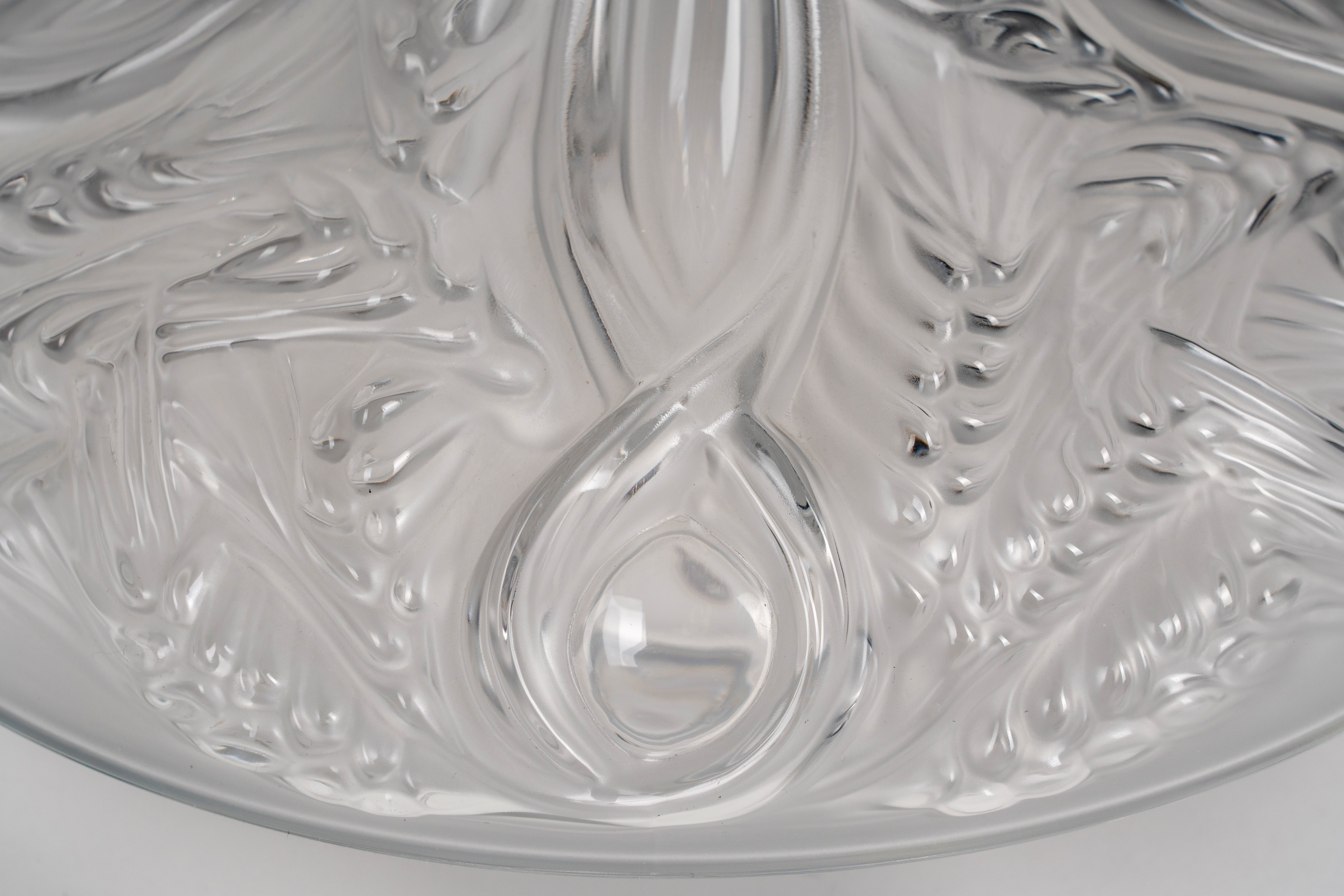 Lalique. Carafe À Décanter "epis" in Cristallo Trasparente, 2001
