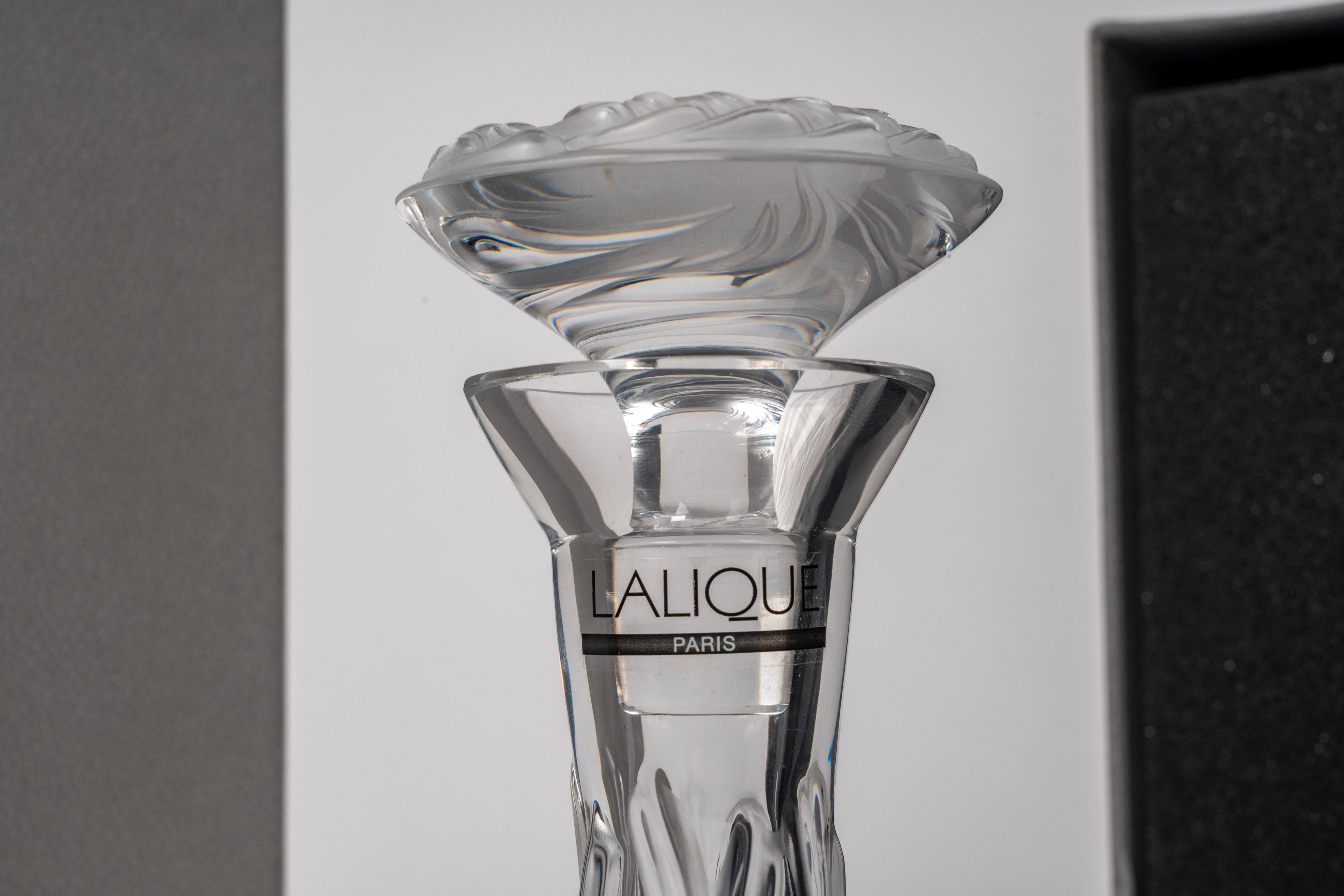 Lalique. Carafe À Décanter "epis" in Cristallo Trasparente, 2001