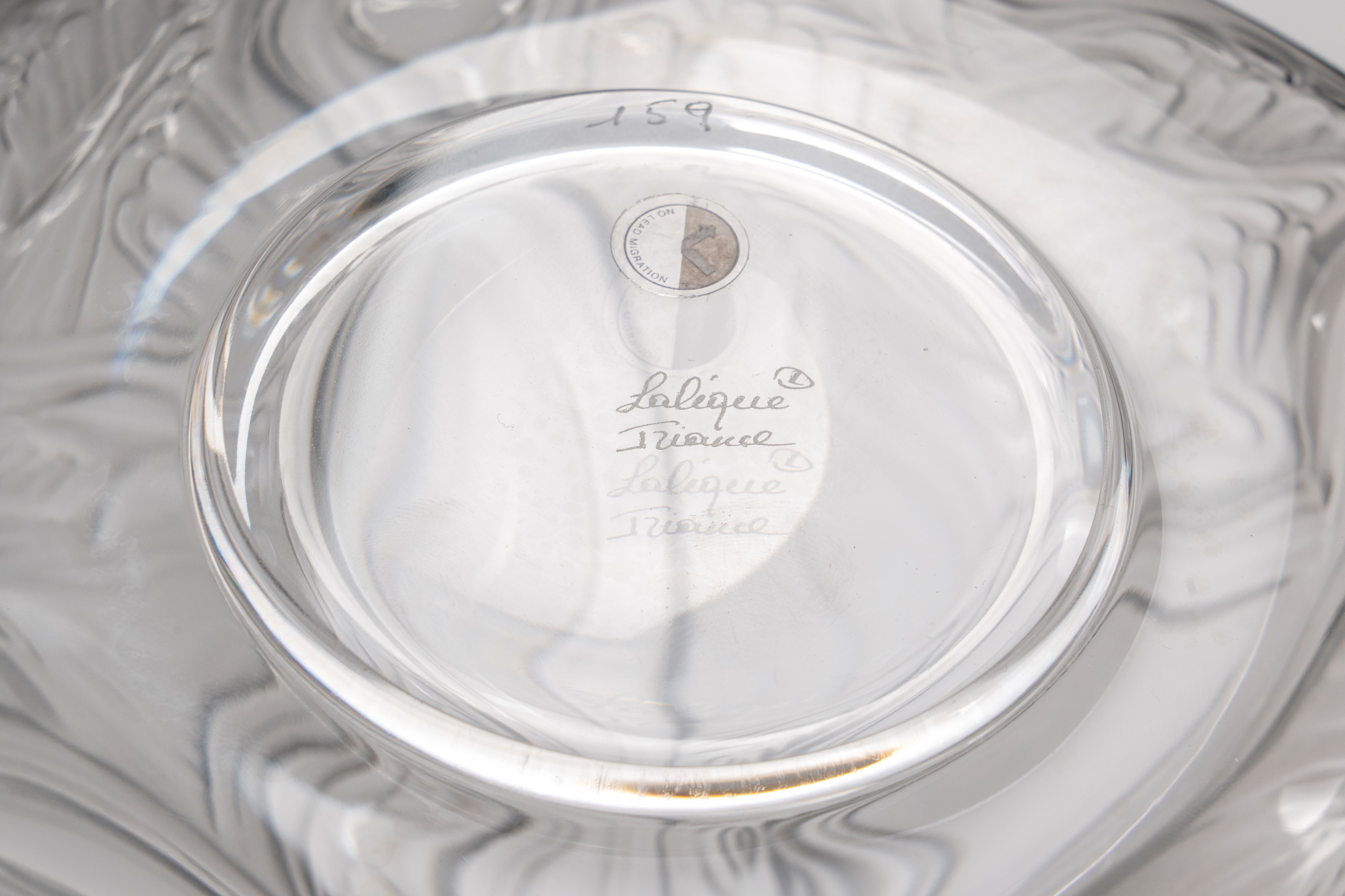 Lalique. Carafe À Décanter "epis" in Cristallo Trasparente, 2001