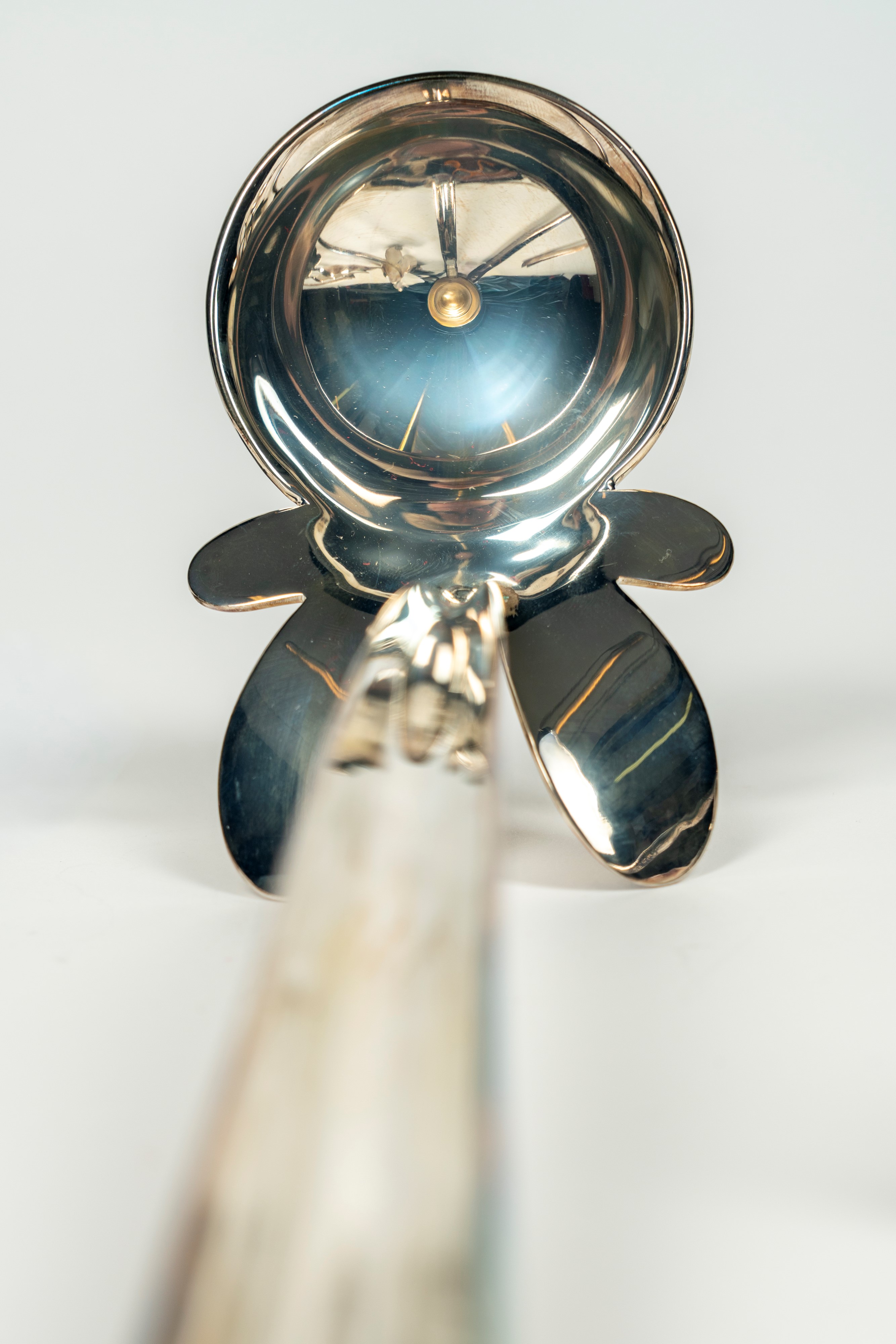 Driade. Sette posate da servizio in metallo argentato