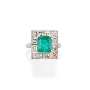 Anello con smeraldo Colombia 