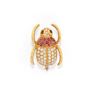 Spilla scarabeo