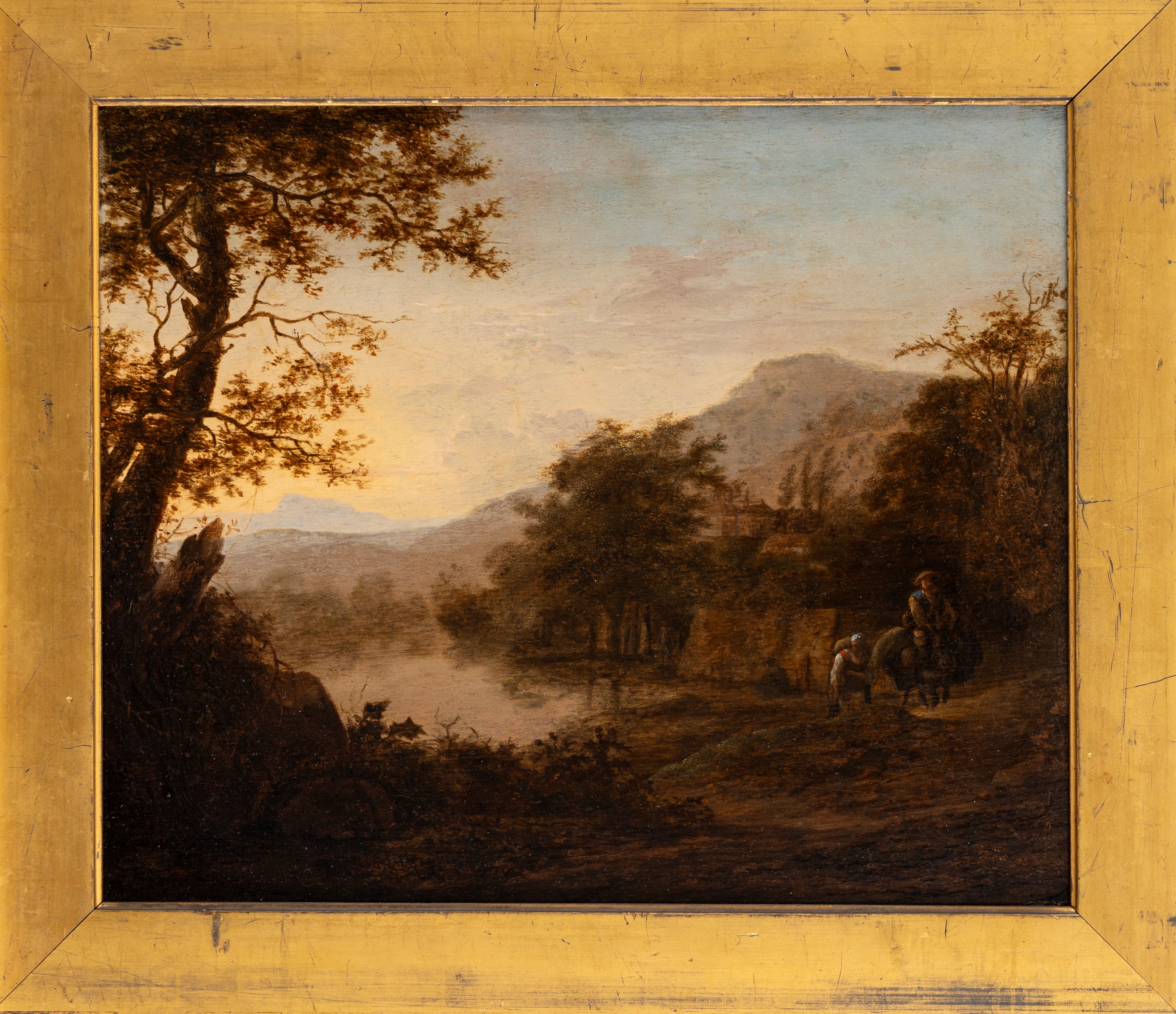 Paesaggio con viandanti