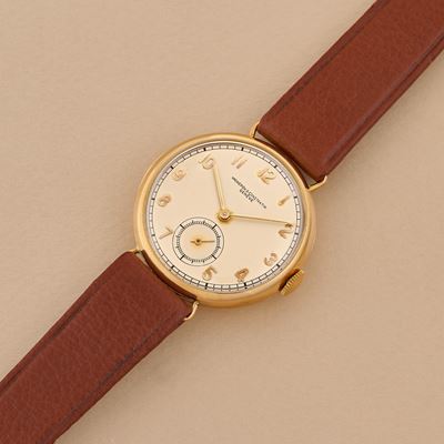 Officer, Orologio da polso in oro 18k con movimento manuale
