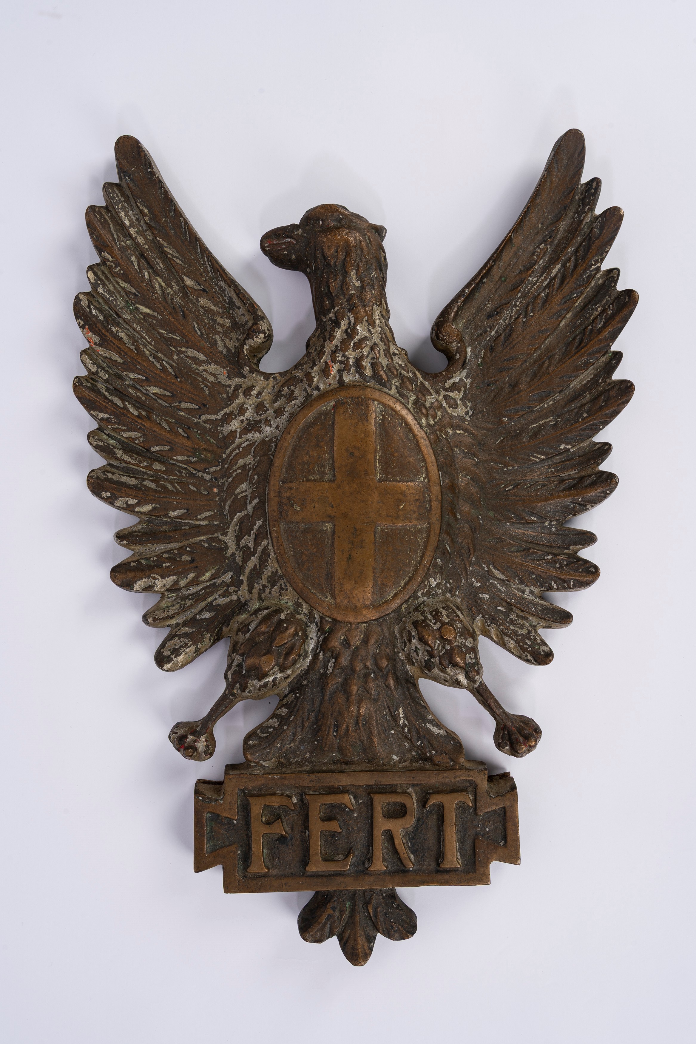 Scultura in bronzo, Stemma reale dei Savoia, primi del XX secolo (1920)