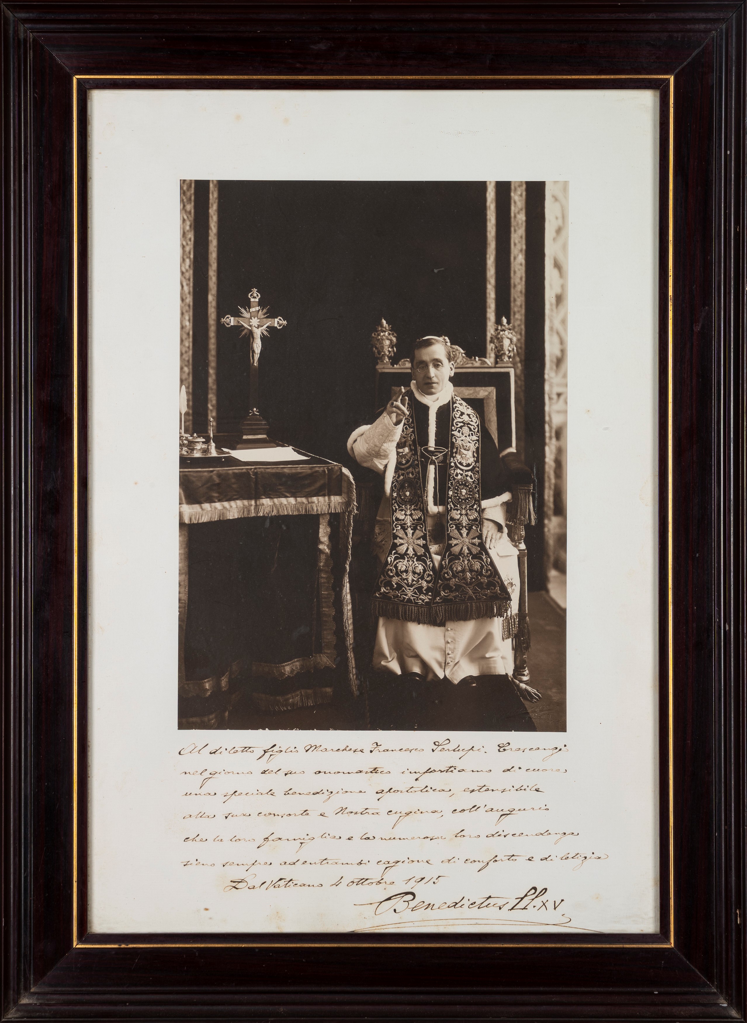 Vaticano - Benedetto XV, Papa