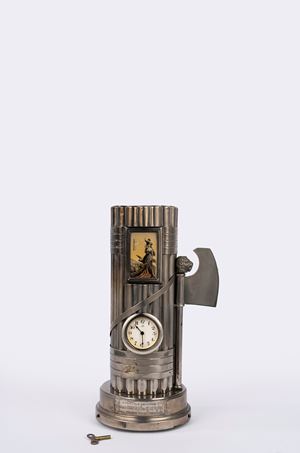 Ventennio fascista - Orologio Imperiale - Fascio littorio con carillon