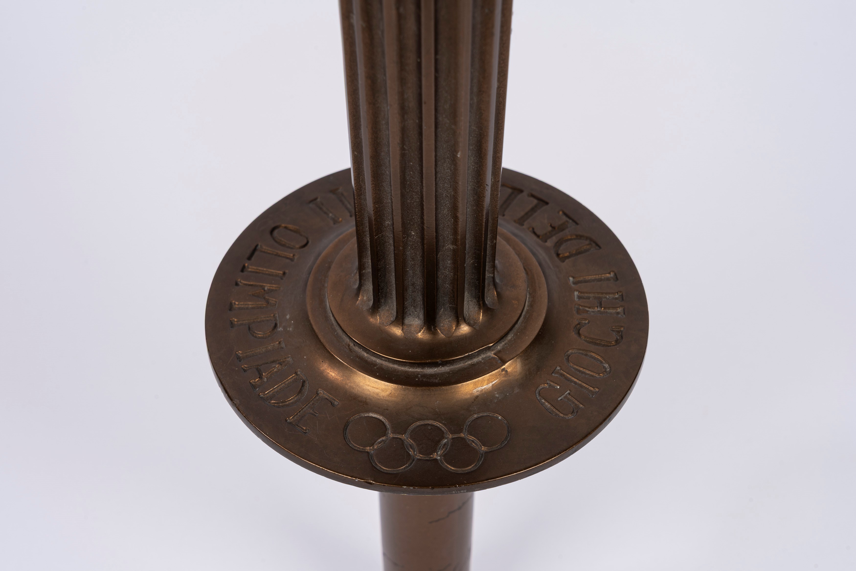 Torcia commemorativa, bronzo, XVII Olimpiade di Roma 1960