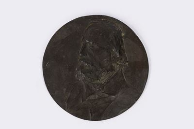 Placca commemorativa originale in bronzo dell’Eroe dei Due Mondi, 1870