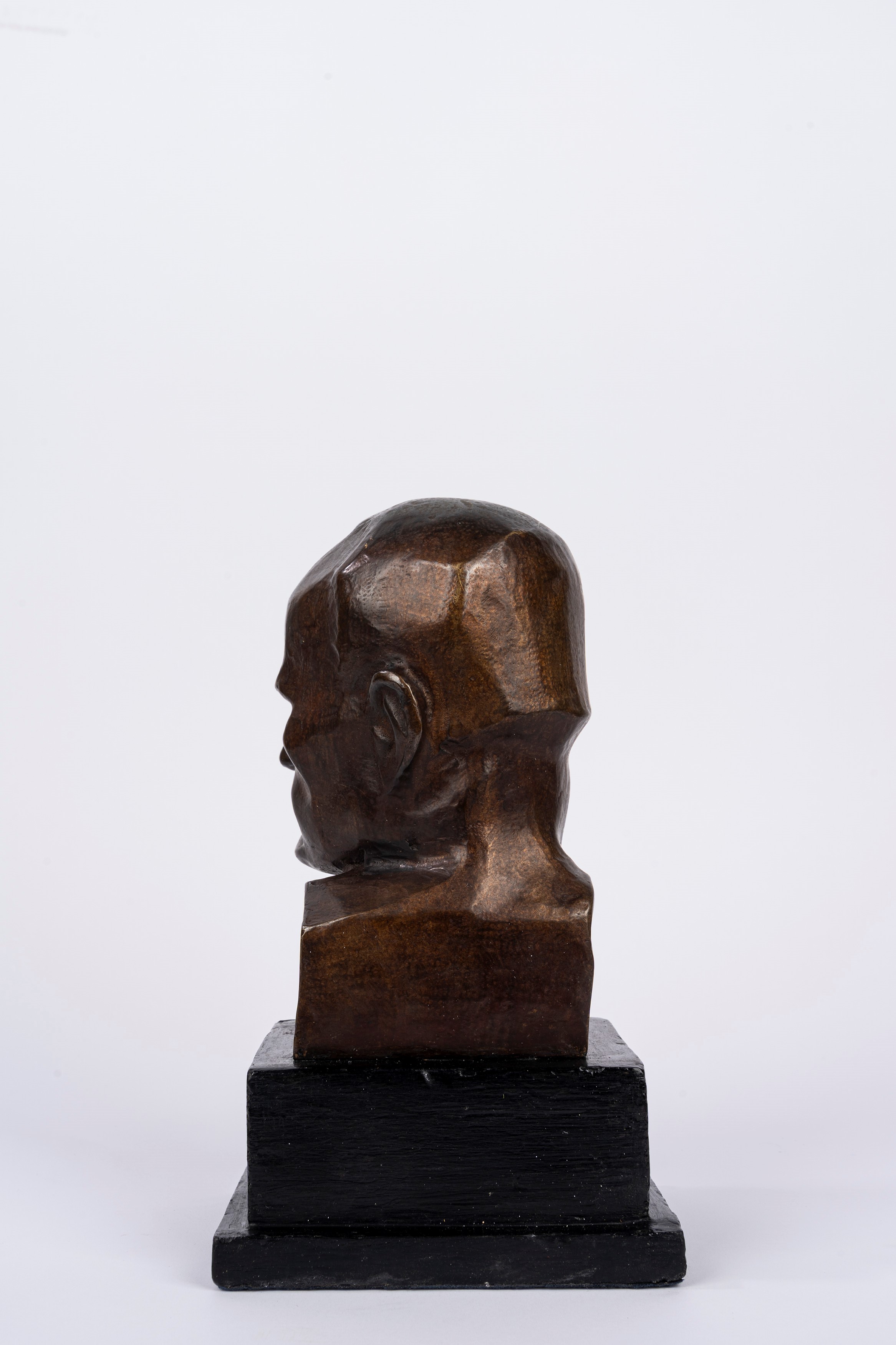 Benito Mussolini - Busto in bronzo in stile futurista