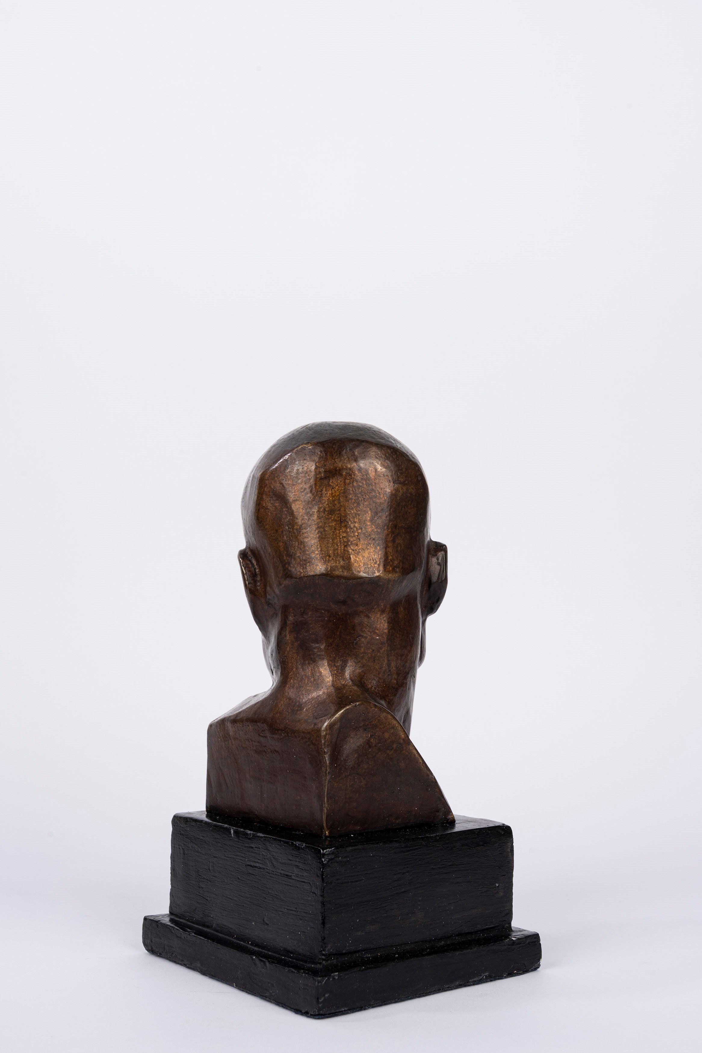 Benito Mussolini - Busto in bronzo in stile futurista