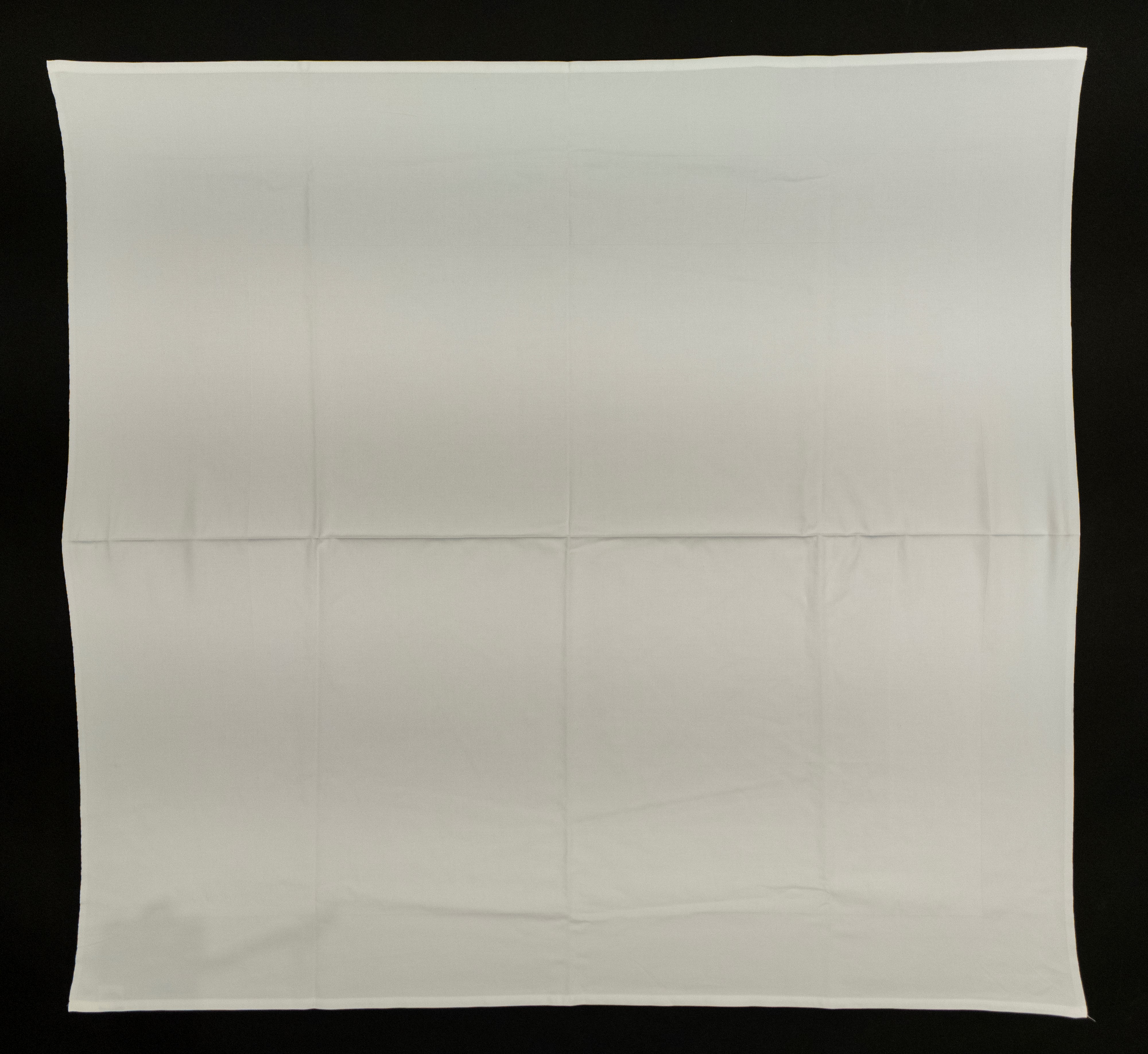 Due tovaglie bianche con sottotovaglie