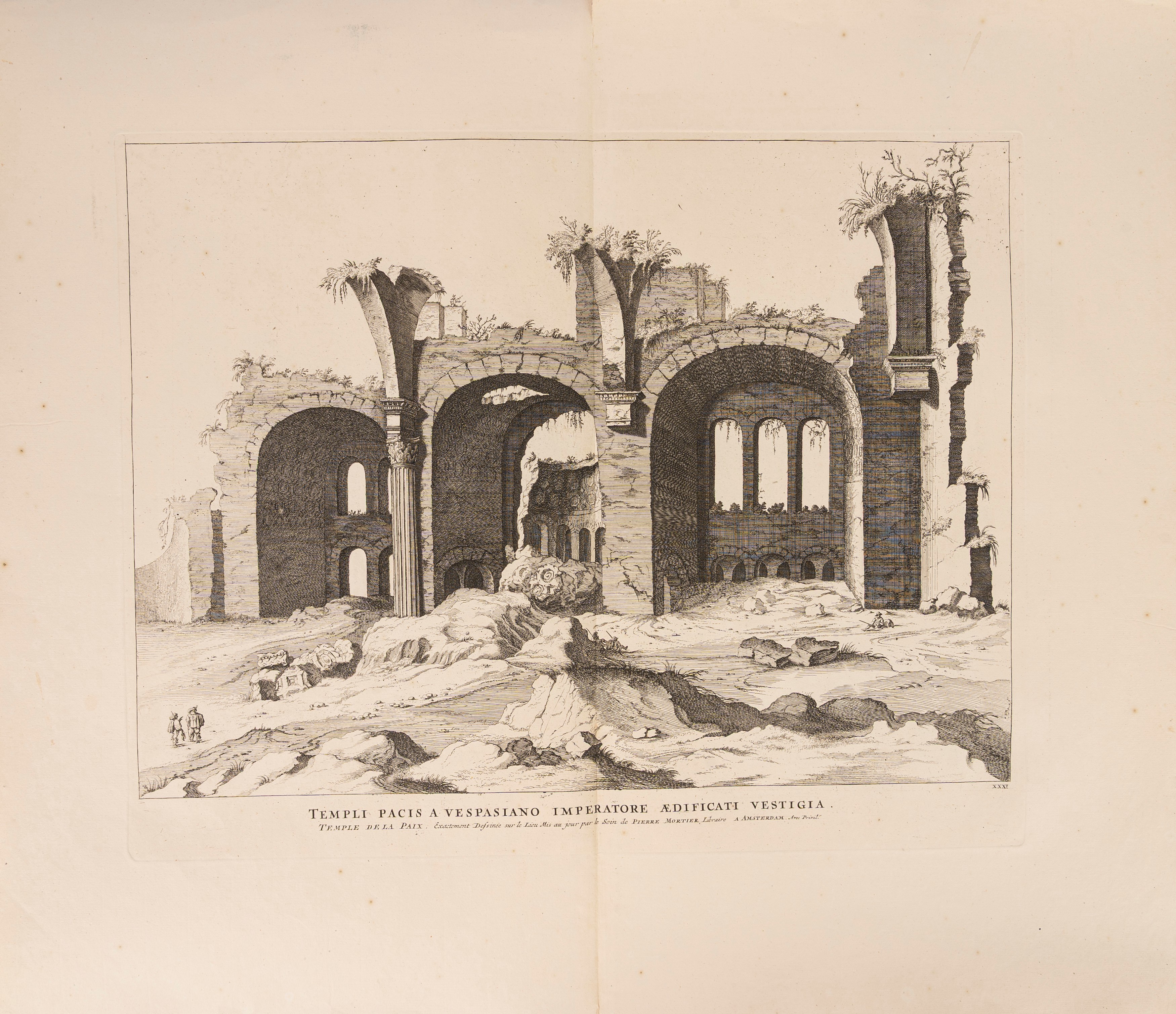 Joan Blaeu - Insieme di 4 incisioni tratte dal Nouveau Theatre d'Italie (1704)