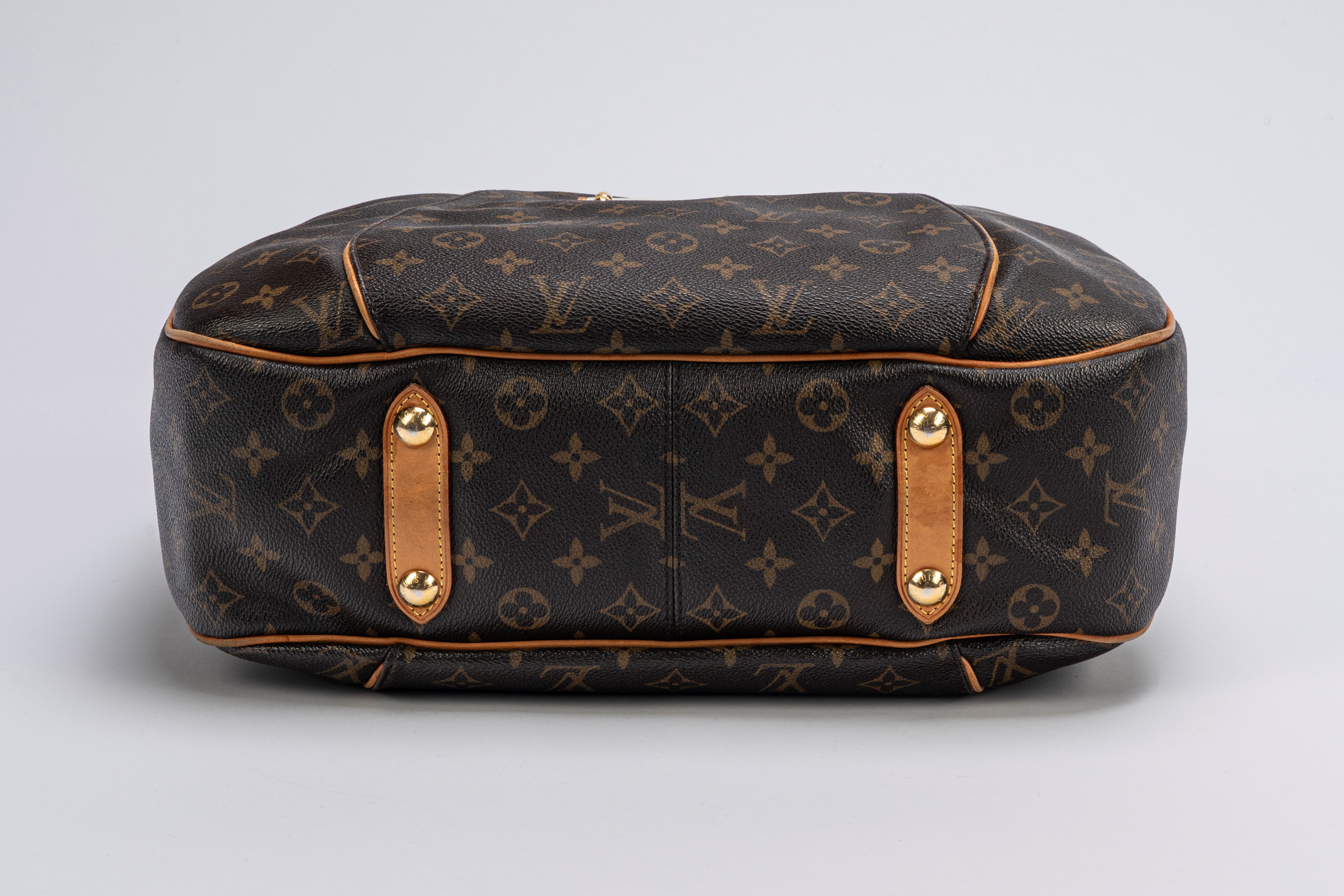 Louis Vuitton - Borsa Galliera, tela monogram, manico regolabile e profili in vacchetta (2009)