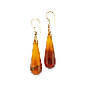 Amber earrings