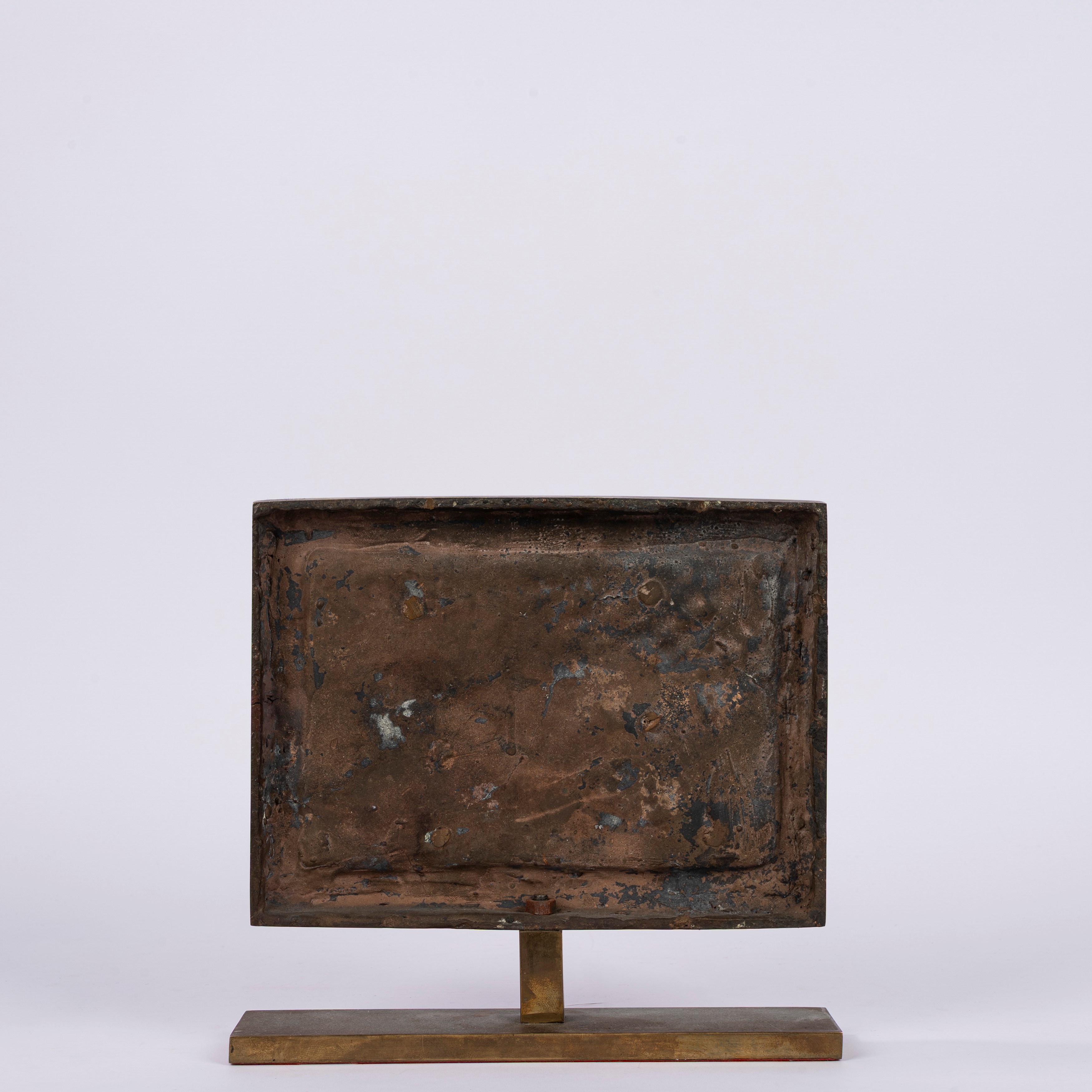 Umberto Mastroianni - Labirintus cromato, bronzo