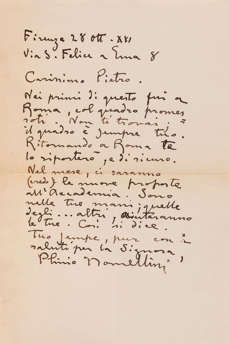 Nomellini, Plinio (Livorno, 6 agosto 1866 – Firenze, 8 agosto 1943)