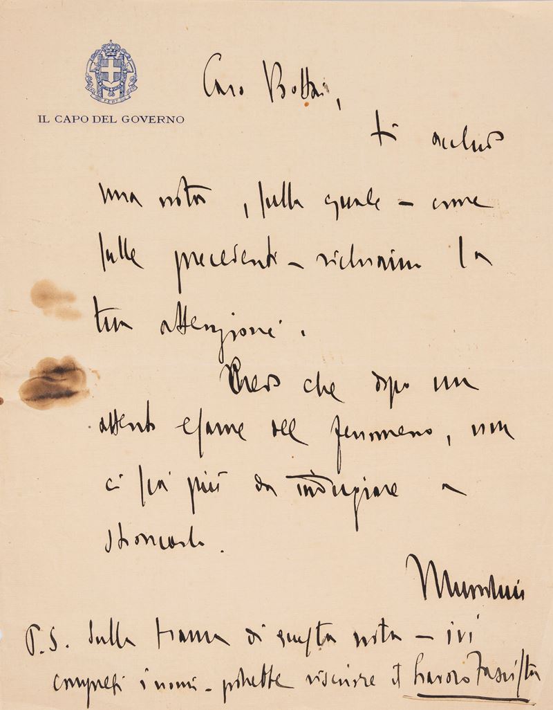 Mussolini, Benito (Predappio, 29 luglio 1883 – Giulino di Mezzegra, 28 aprile 1945)