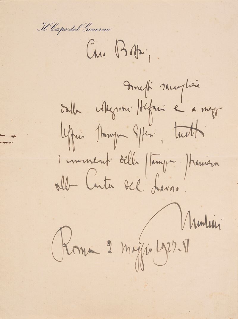 Mussolini, Benito (Predappio, 29 luglio 1883 – Giulino di Mezzegra, 28 aprile 1945)