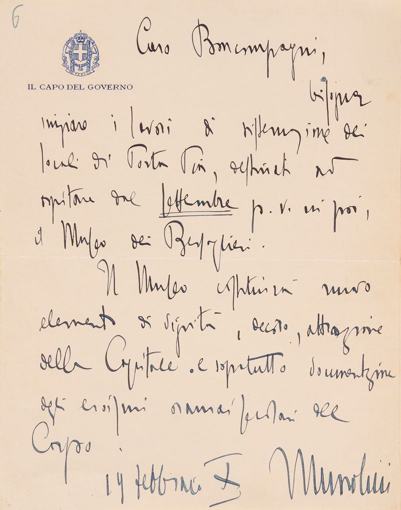 Mussolini, Benito (Predappio, 29 luglio 1883 – Giulino di Mezzegra, 28 aprile 1945)