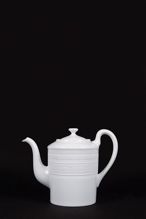 Teiera in porcellana bianca Eg&eacute;e, Hermes