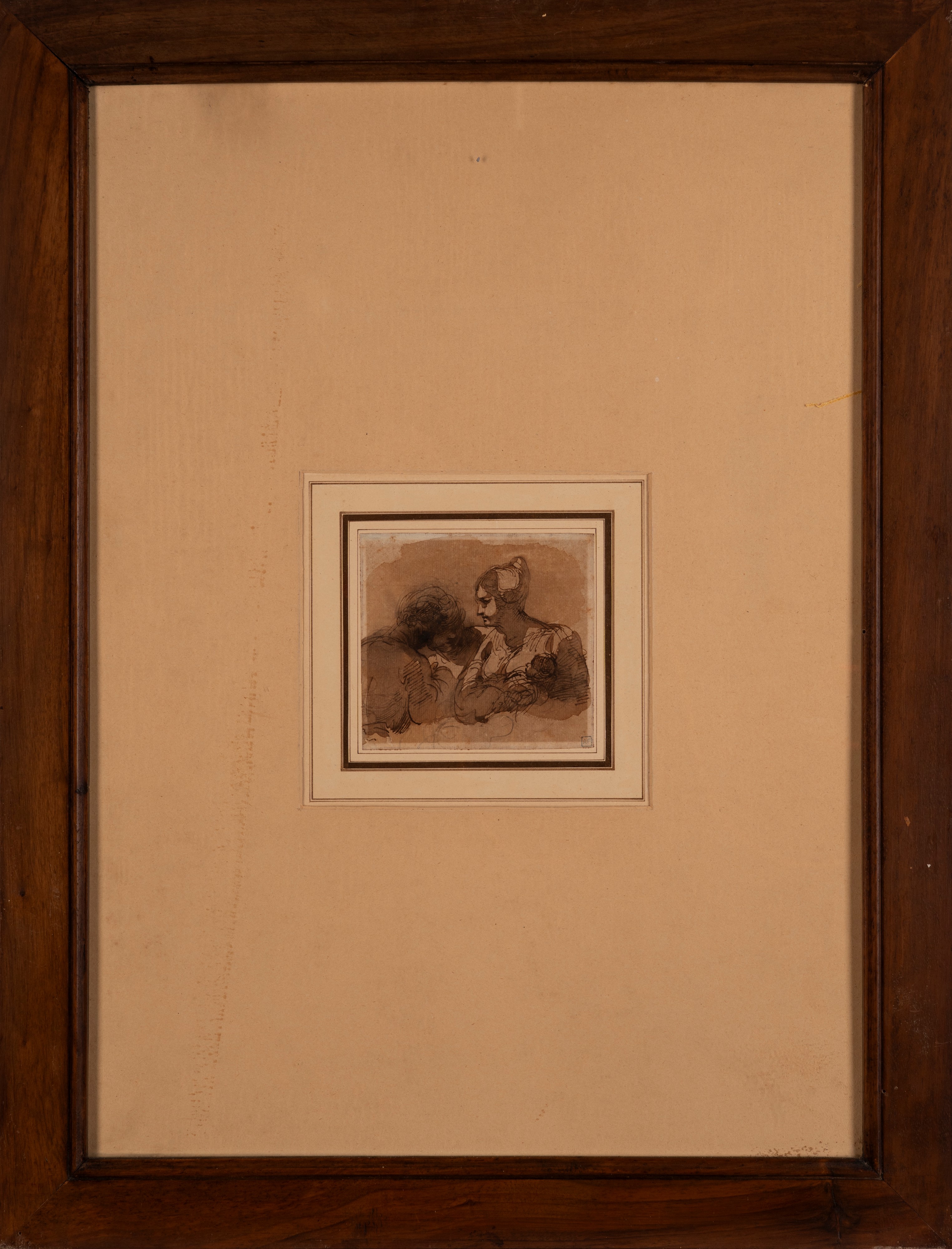 Giuseppe Bernardino Bison - Studio di Due Figure
