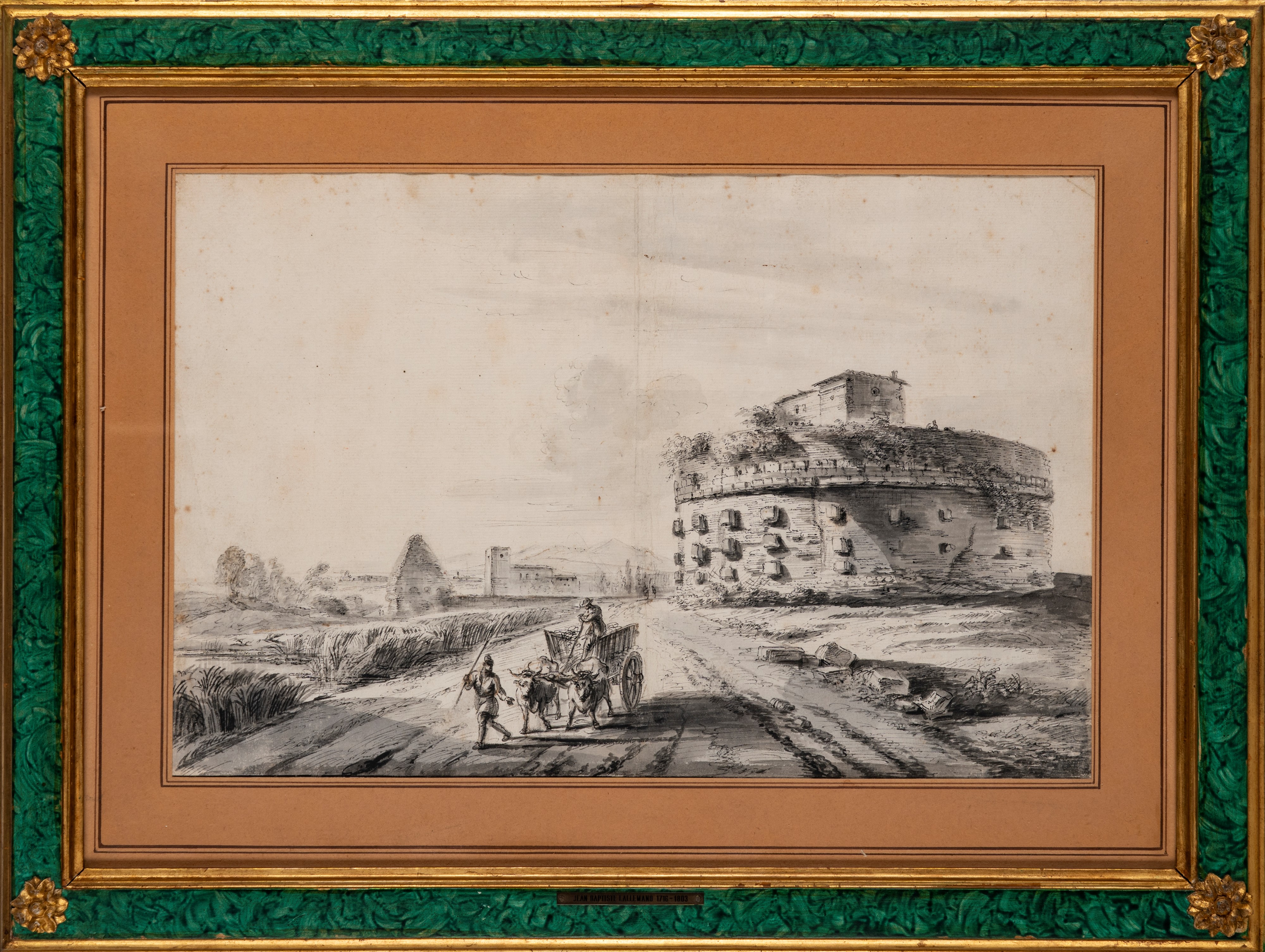 Roma, veduta di Casal Rotondo sulla Via Appia
