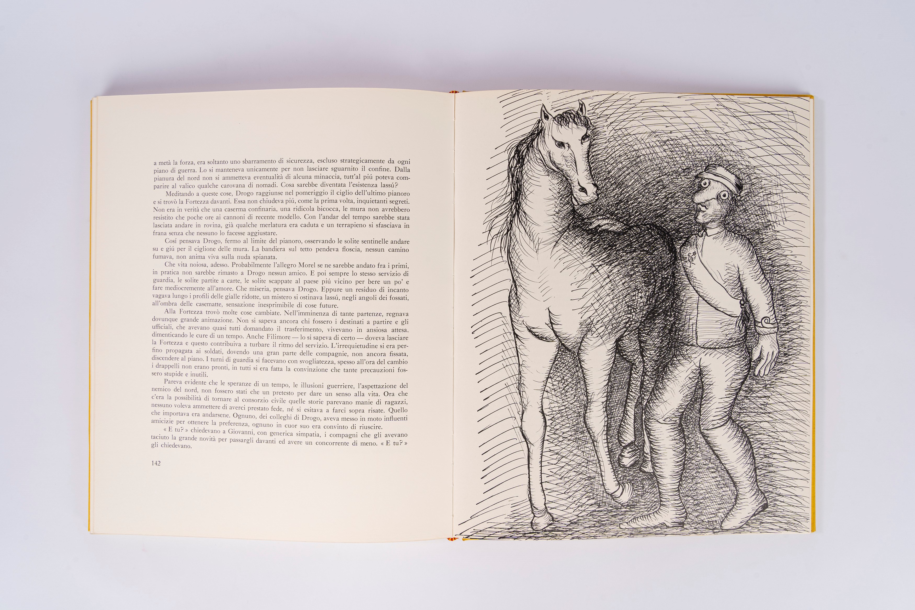 Dino Buzzati - Il deserto dei tartari. Illustrazioni di Enrico Baj (1974)