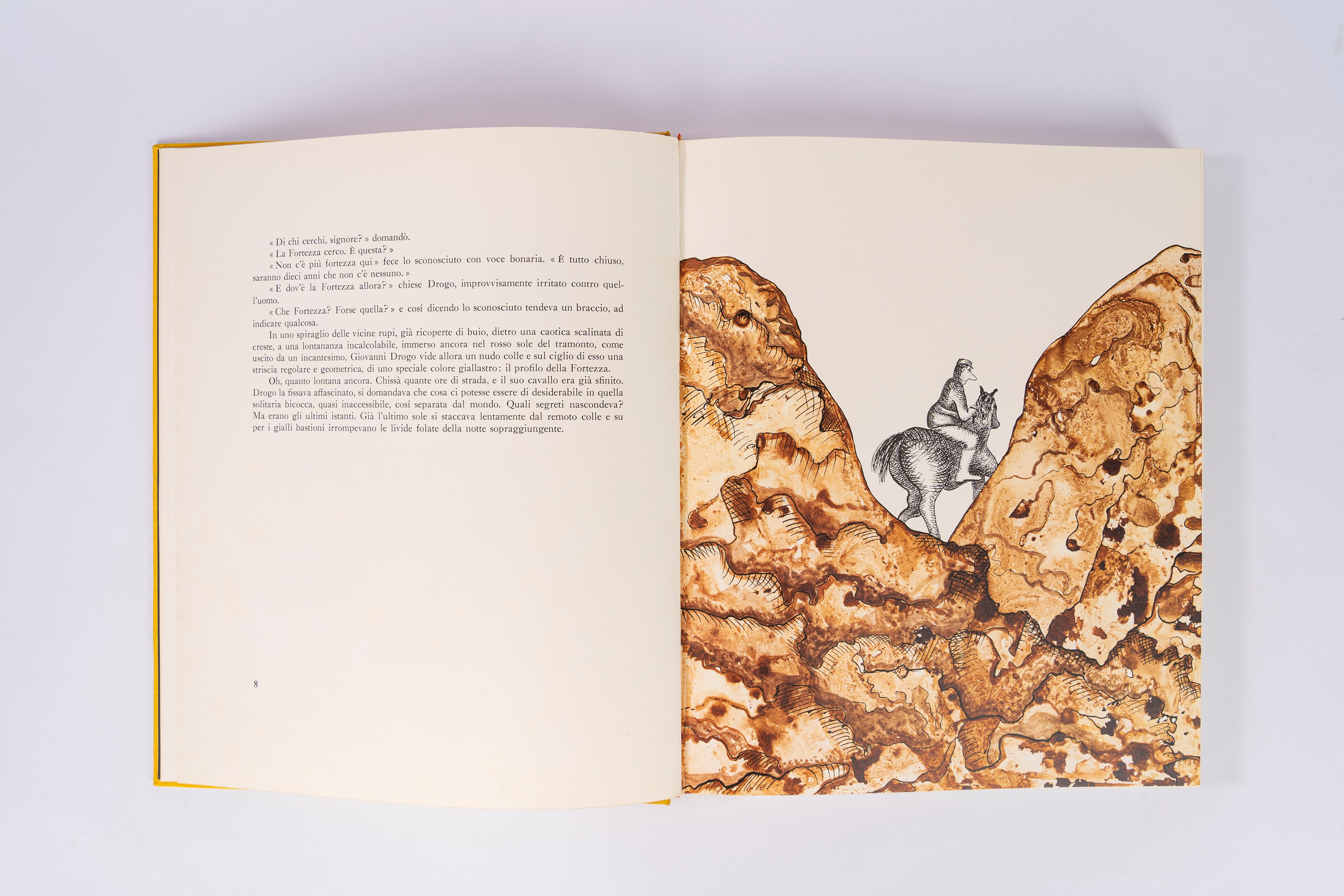 Dino Buzzati - Il deserto dei tartari. Illustrazioni di Enrico Baj (1974)